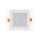 LED line LITE Downlight Plafon MOLLY 9W 830lm 3000K ciepła kwadrat podtynk 3 lata gwar.