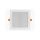 LED line LITE Downlight Plafon podtynkowy MOLLY 18W 1750lm 3000K ciepła kwadrat podtynk 3 lata gwar.