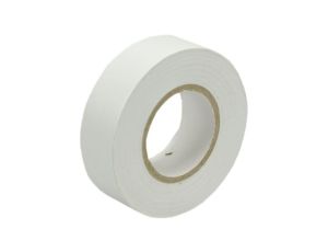 Taśma izolacyjna PVC biała 0,13 x 15mm x 10m / 24427