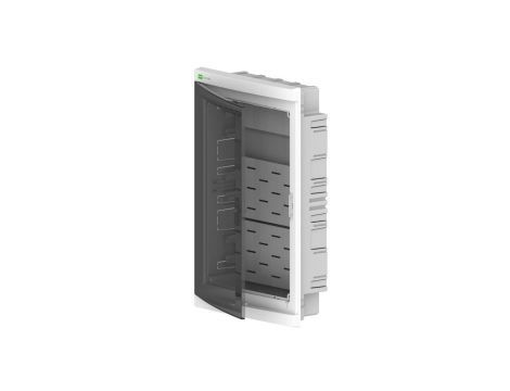 Rozdzielnica multimedialna Elegant 3X12 podtynkowa IP40 N+PE drzwi dymne 2455-21