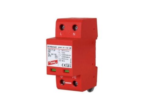 Ogranicznik DEHN AC 1-faza T1+T2 / 941110 DSH TNS 255VAC