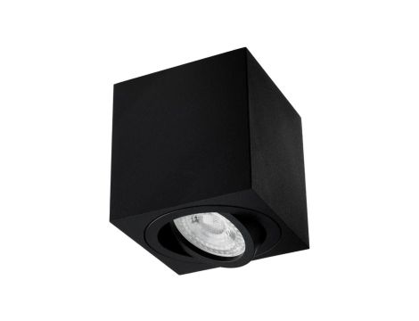 Oprawa Natynkowa HALOGENOWA Ruchoma AMAT-M GU10 LUMILED Kwadratowa Czarna 84mm