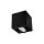 Oprawa Natynkowa HALOGENOWA Ruchoma AMAT-M GU10 LUMILED Kwadratowa Czarna 84mm