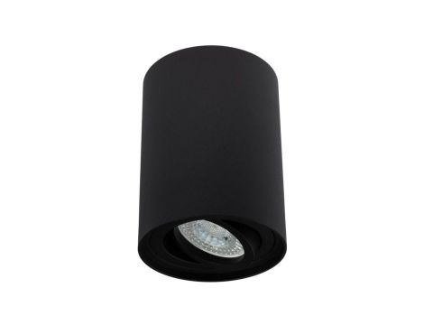 Oprawa Natynkowa HALOGENOWA Spot Tuba Ruchoma AMAT-L GU10 Okrągła Czarna 115mm LUMILED