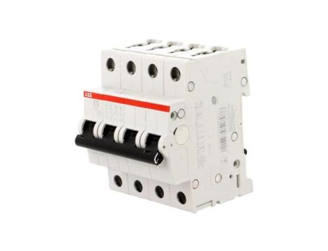 S204-B16 Wyłącznik nadprądowy 230/400VAC Iznam 16A 4 biegunowy 6kA IP20