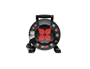 Przedłużacz bębnowy EXTREME LINE 4 gniazda z/u IP44 16A H07BQ-F 3x1,5 20m czarny W-100080