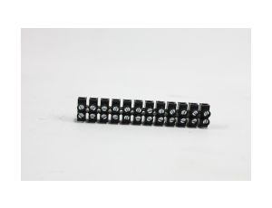 Złączka listwa zaciskowa 12-torowa 10,00 mm2 czarna / 18409