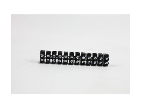 Złączka listwa zaciskowa 12-torowa 10,00 mm2 czarna / 18409