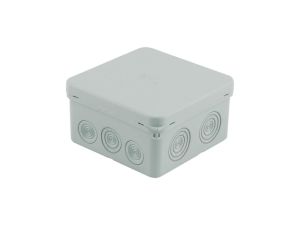 Skrzynka hermetyczna IP65 puszka instalacyjna 100x100x50mm szara Marlanvil