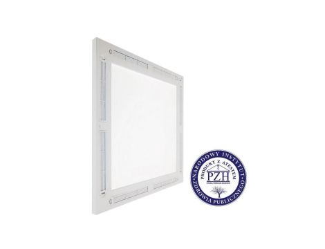 oprawa przepływowa wstropowa panel LED 36W oczyszczacz powietrza hybryda ASEPTICA ACTIV / nano
