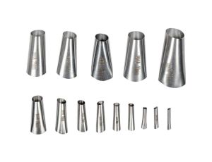 KOŃCÓWKI DO NAKŁADANIA SILIKONU 14 SZT