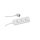 PRZEDŁUŻACZ LISTWOWY P330 3X 3M Z/U OKRĄGŁY WTYCZKA KĄTOWA 3x1,0mm2 IP20 10A 250V~ BIAŁY