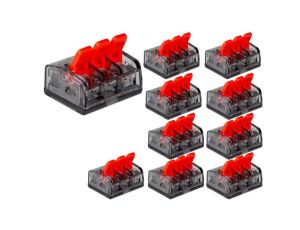 Szybkozłączka kostka 3x0,2-4mm złączka elektryczna linka drut zestaw 10szt