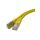 Patchcord FTP kat.5e kabel sieciowy LAN 2x RJ45 linka żółty 1m