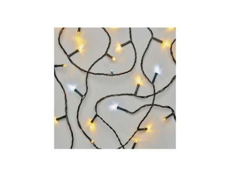 Lampki choinkowe Classic 120 LED 12m ciepła biel + zimna biel miga, IP44, timer D4AN02