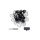 Solarna girlanda ogrodowa LED 2w1 Maclean, IP44, 3W, 10lm, 3000K, akumulator 2*600 mAh, 5V DC, 7m, MCE424