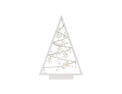 Dekoracje - 15 LED choinka 40 cm 2x AA, ciepła biel, IP20, timer DCWW27