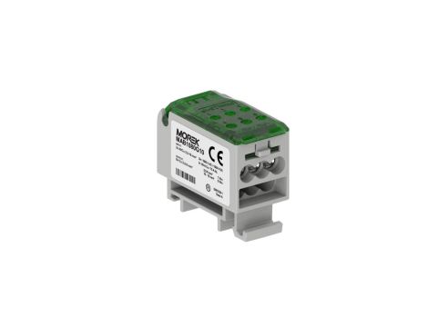 Blok dystrybucyjny - rozdzielczy OJL80A zielony AL/CU we: 2x 2.5-16mm wy: 6x 2.5-6mm, 1000VAC/1500VDC MAB1080G10
