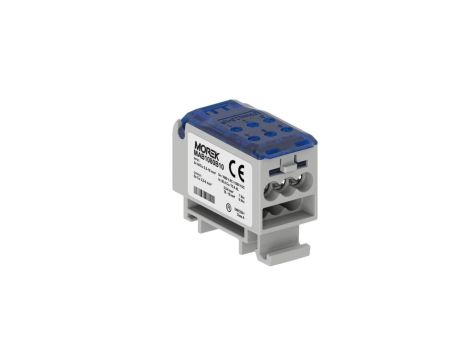 Blok dystrybucyjny - rozdzielczy OJL80A niebieski AL/CU we: 2x 2.5-16mm wy: 6x 2.5-6mm, 1000VAC/1500VDC MAB1080B10