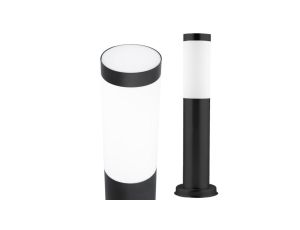 Lampa Ogrodowa Zewnętrzna E27 CZARNY SŁUPEK 45cm Lilium Lumiled