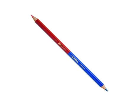 Ołówek budowlany dwustronny z wkładem czerwony / niebieski SLIM LYRA DUO
