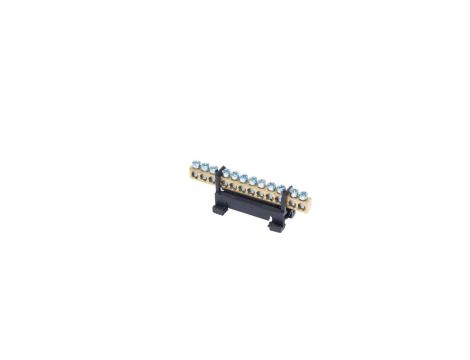 Listwa zaciskowa na szynę L12 fazowa 12-torowa 16mm 400V AC 63A czarna 81701007