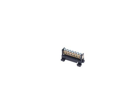 Listwa zaciskowa na szynę L7 fazowa 7-torowa 16mm 400V AC 63A czarna 81700007