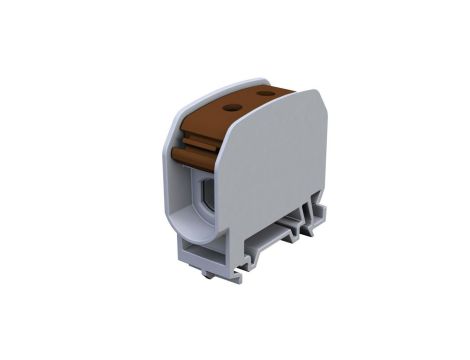 Złączka szynowa gwintowa 16mm Al/Cu STB 16 (87110) SIMBLOCK brązowa 81000015