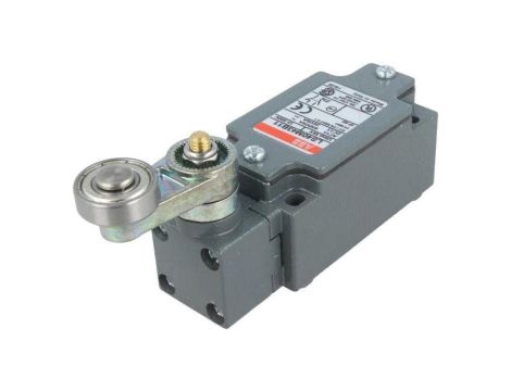 LS40M43B11 Wyłącznik krańcowy dźwignia R 30mm, rolka metalowa Ø22mm