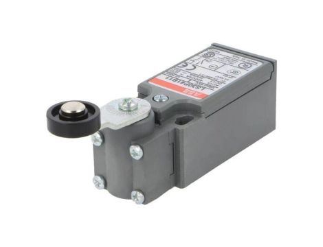 LS30P41B11 Wyłącznik krańcowy dźwignia R 26,5mm, rolka z tworzywa Ø18mm