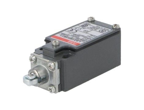 LS31M12B11 Wyłącznik krańcowy rolka metalowa Ø12mm NO + NC 10A PG11