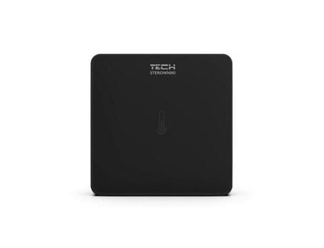 TECH C-7P - Czujnik pokojowy przewodowy kolor czarny