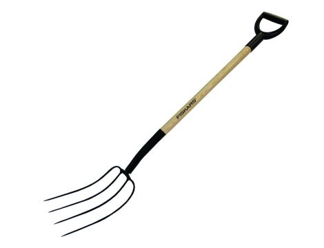 FISKARS WIDŁY TRZON DREWNIANY 4 ZĘBY 250