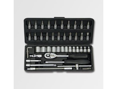 HONITON ZESTAW KLUCZY  46 ELEMENTÓW 1/4"  1160