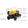 MASTER NAGRZEWNICA OLEJOWA B 150 CED BEZ ODPROWADZENIA SPALIN 44kW - 3