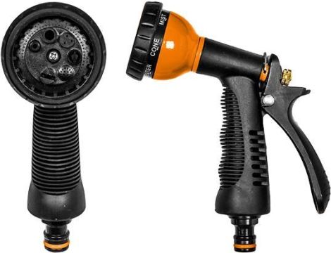 BRADAS PISTOLET DO WODY ZRASZAJĄCY METALOWY 7-FUNKCJI PROFI /BS KT615