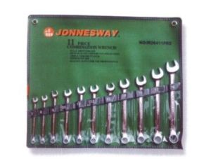 JONNESWAY KLUCZE PŁASKO-OCZKOWE CALOWE KOMPLET 11szt. W26411SA