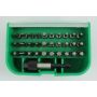 JONNESWAY KOŃCÓWKI / BITY  1/4"  7 elem. + POKRĘTŁO S08H208S - 2