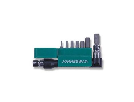 JONNESWAY KOŃCÓWKI IMBUSOWE 1/4"  7 elem . + POKRĘTŁO  S08H2H8S