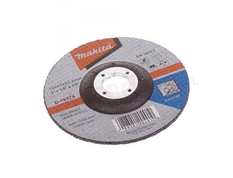 MAKITA TARCZA DO METALU A30S 125x3,0x22,2mm WYPUKŁA