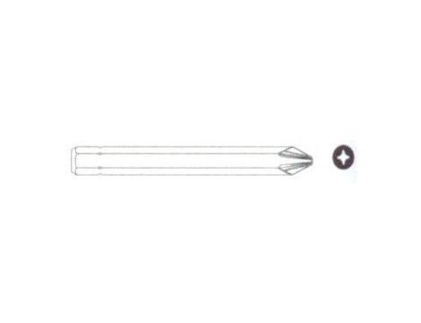 JONNESWAY KOŃCÓWKA UDAROWA DŁUGA PH2 x 70mm 6-kąt. 5/16"