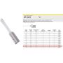 KLINGSPOR FREZ DO METALU HF 100 B FI=12,7x25mm TRZPIEŃ 6mm TYP ZYAS, WALCOWY - 3