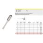 KLINGSPOR FREZ DO METALU HF 100 C FI=12,7x25mm TRZPIEŃ 6mm TYP WRC, WALCOWO-KULISTY - 3