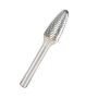 KLINGSPOR FREZ DO METALU HF 100 F FI=12,7x25mm TRZPIEŃ 6mm TYP RBF, HIPERBOLICZNY-POŁOKRĄGŁY - 4