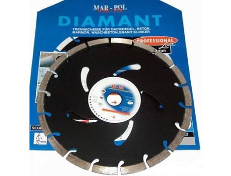 MAR-POL TARCZA DIAM.350x25,4x10 SEG.CZARNA/MP
