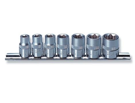 JONNESWAY KOMPLET NASADEK TORX  3/8" 7 elem.  S06H37S