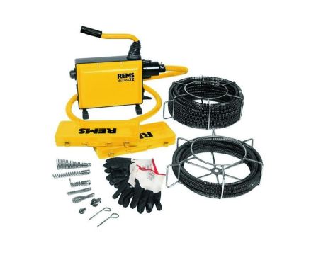 REMS ELEKTRYCZNA MASZYNA DO CZYSZCZENIA RUR COBRA 22 SET 16 + 22mm - 2