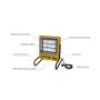 MASTER PROMIENNIK ELEKTRYCZNY TS-3A  0,8 - 1,6 - 2,4 kW - 2