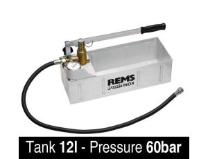 REMS RĘCZNA POMPA KONTROLNA Z MANOMETREM PUSH INOX