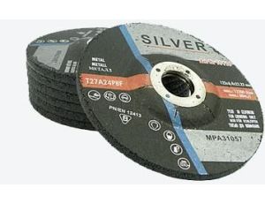 TARCZA DO SZLIFOWANIA METALU 125 x 6,4 x 22,2mm SILVER